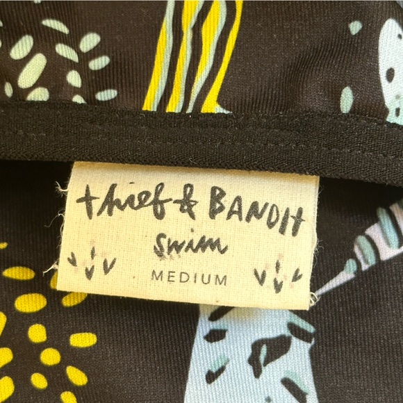 Thief & Bandit Two-Piece Swimsuit / Bikini - Size M, Black Background - Picture 3 of 6